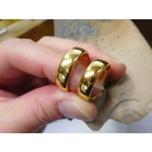 純金 結婚指輪 鍛造 ブランド 値段 安い 24k 24金 k24 マリッジリング ペア おしゃれ ...