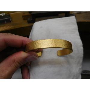 鍛造 バングル ブレスレット 純金 24k 24...の商品画像
