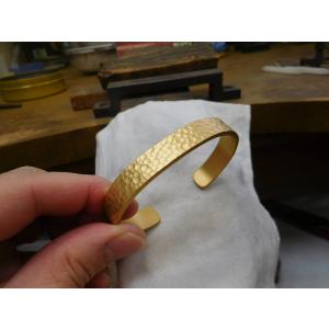 純金 バングル ブレスレット 鍛造 24k 2...の詳細画像1