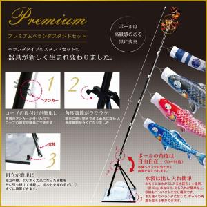 こいのぼり ちりめん京錦 プレミアムベランダス...の詳細画像4