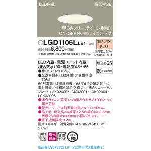 法人限定】パナソニック XAD3101LK CE1 LEDダウンライト 埋込穴φ100 浅