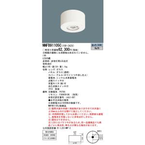 【法人様限定】パナソニック　NNFB91105C　LED非常用照明器具 直付（30分間） 低天井用（...