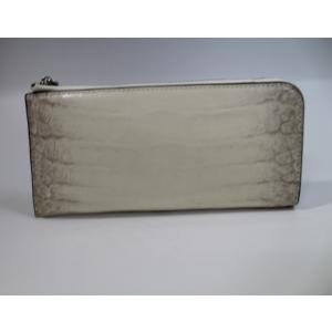 ヒマラヤクロコダイル 財布 超薄 スマートウォレット 小さい長財布