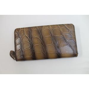 ゾロ目の日限定11%クーポンあり】L字ファスナー ヒマラヤ クロコダイル