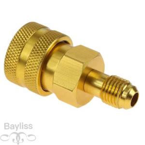 【並行輸入品】 Hvac r134aカークイックカプラーアダプター 1/4 インチSae Low s...