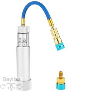 【並行輸入品】 Ac hvac-低サイドクイックカプラー付きオイルインジェクターキット 1/4 イン...