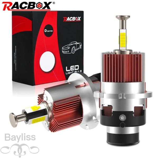 【並行輸入品】 360 LED ヘッドライト D2S D4S Canbus LED ヘッドランプ電球...