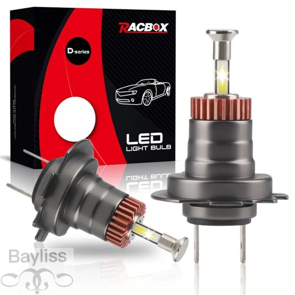 【並行輸入品】 スーパーミニLEDヘッドライト電球 ハイビームロービーム 薄いcspターボ エラーし...