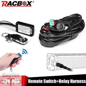 【並行輸入品】 LEDライトバー配線ハーネス 1ストリップライト 作業灯 12V 40aリレー 18...