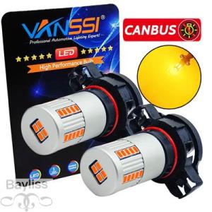 【並行輸入品】 Vanssi-LEDカーバルブ 24w campiイエローpsy24w canbus...