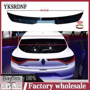 【並行輸入品】 ルノーメガーヌ4用汎用グロスブラックリアウィングスポイラー トップカースタイリングアクセサリー 2016 2017 2018 2019 2020