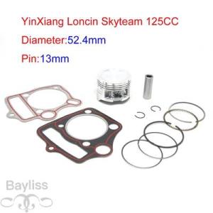 【並行輸入品】 YX125 52.4mm13mmピストンリングキット125CC 1P52FMI lo...