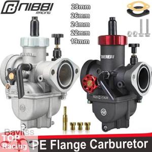 パワージェット付/分離給油対応]UmaRacing PWK24ビッグキャブ銀NSR50