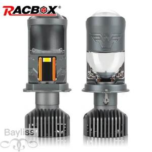 【並行輸入品】 車バイク用LEDプロジェクターレンズ ターボファン付き電球 プラグアンドプレイ Ca...