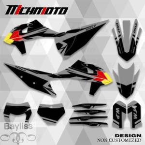【並行輸入品】 Mchmfg-バイク用グラフィックデカールステッカーキット 背景15 ktm 125...