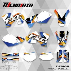 【並行輸入品】 Mchmfg-背景グラフィックステッカーキット チームデカール ktm exc sx...