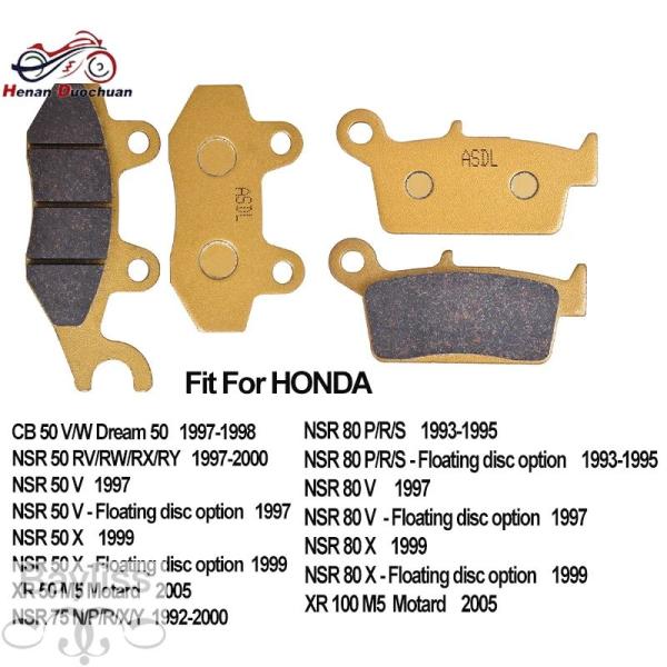 【並行輸入品】バイクセラミックスフロントリアブレーキパッドホンダ NSR XR 100 M5 NSR...