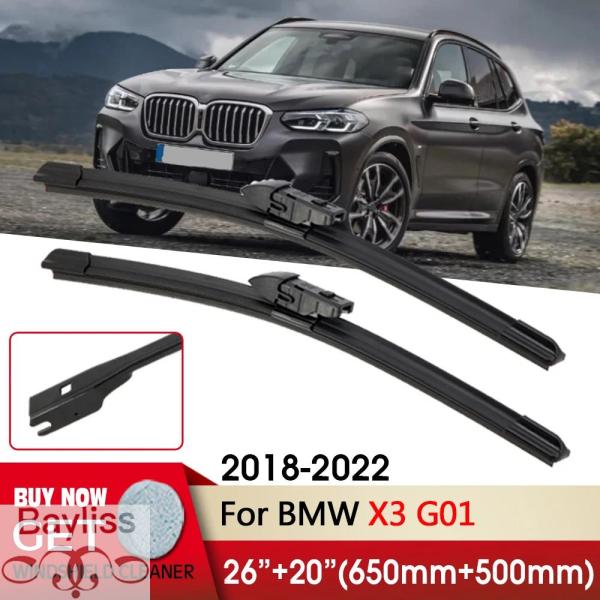 【並行輸入品】BMW用rhdlhdフロントワイパーブレード フロントガラスワイパー bmw x3 g...