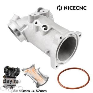 【並行輸入品】 Nicecnc-ハーレー用エアインテークマニホールド m8ストック ハーレーロードグ...