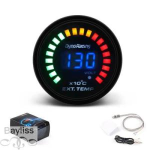 【並行輸入品】 Dynoracing-排気ガスメーター デジタル温度計 2インチ 52mm 20le...