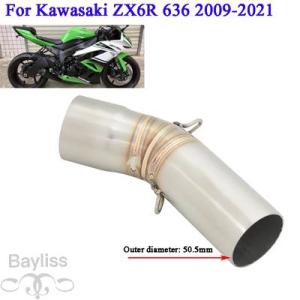 【並行輸入品】 カワサキZX-6R ZX6R 636 2009-2021バイク排気エスケープステンレ...