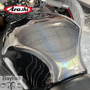 【並行輸入品】 嵐-スズキハヤブサgsxr1300 gen 1 1999-2007用カーボン燃料保護タンク カバー GSX-R gsxr 1300 2000 2001 2002