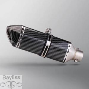 【並行輸入品】 汎用エキゾーストマフラー DBキラー付き Z900 gy6 sv650 r6 r3 ...