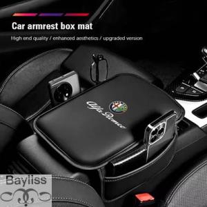 【並行輸入品】 アームレスト 収納クッション アームレスト ボックス 保護カバー アルファロメオジュ...