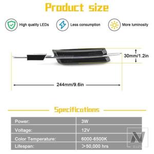 【並行輸入品】BMW 2個 LED ダイナミッ...の詳細画像1