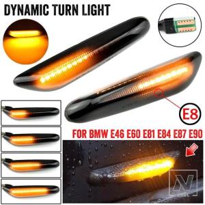 【並行輸入品】BMW ダイナミック LED フェンダーライトサイドマーカー E60 E61 E90 E91 E87 E81 E83 E84 E88 E92 E93 E82 E46 1 3 5シリーズ X1 X3 2004 2010