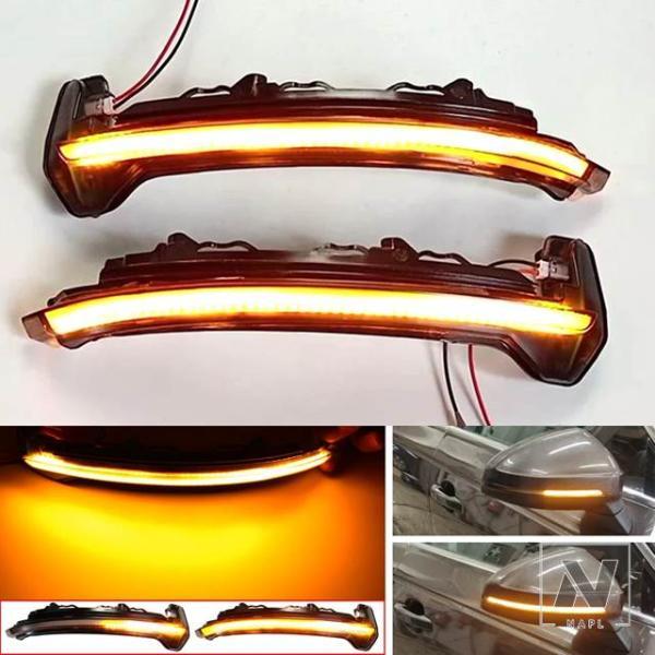 【並行輸入品】アウディ 2個 ダイナミック流れるサイドミラー水点滅 LED ウィンカーライト TT ...