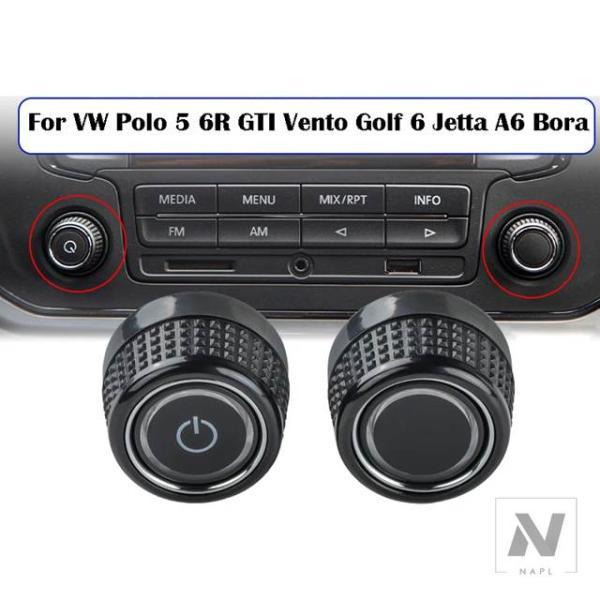 【並行輸入品】車内ラジオスイッチボタン CDコントロール ロータリーノブ GPSスクリーン ボリュー...