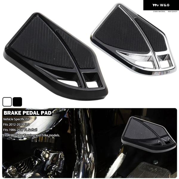 【並行輸入品】 大型リアブレーキペダル パッド ハーレー ソフテイル ファットボーイ スリム デラッ...