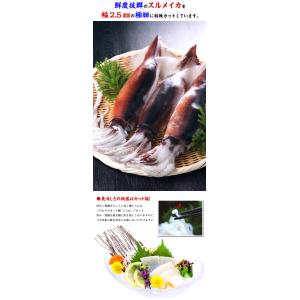 イカ いか 刺身 いかそうめん 国産スルメイカ...の詳細画像4
