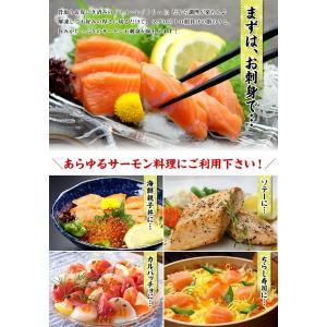 サーモン 骨なし 皮なし 刺身 お刺身とろサー...の詳細画像3
