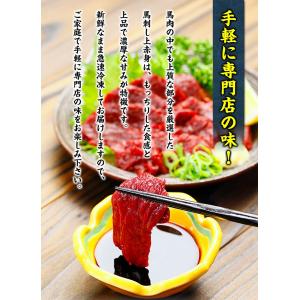 馬刺し ヘルシー 上 赤身 250g(50g×...の詳細画像1