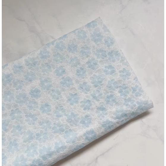 1m単位 生地 夏のグラースの花園 リップル生地 ( ハンドメイド 甚平 ワンピース シャツ チュニ...