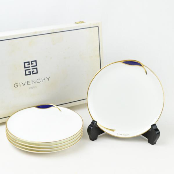 Givenchy ジバンシィ ファイブプチ プレート 小皿 5枚セット ホワイト ブルー 白 青 洋...