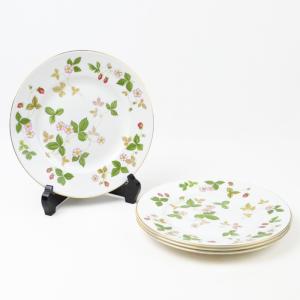 ウェッジウッド　ワイルドストロベリー　スープ　プレート　黒壺　深皿 WEDGWOOD（ウェッジウッド） ワイルドストロベリー スーププレート