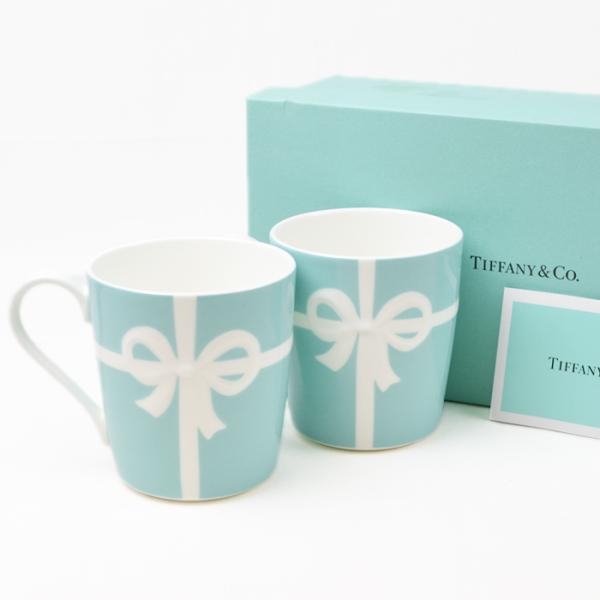 Tiffany&amp;Co. ティファニー ブルーボックス マグカップ ペア セット ボックス ギフト プ...