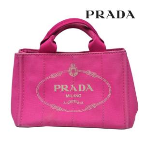 PRADA プラダ カナパ ミニ トートバッグ BN2439 ピンク キャンバス