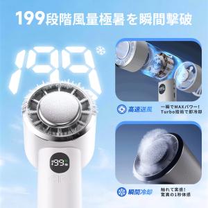 手持ち扇風機 折りたたみ ハンディファン 冷却...の詳細画像2