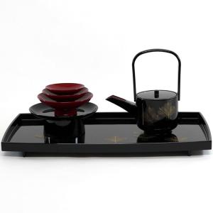 お屠蘇セット 屠蘇器 漆器 本漆 茜朱 ミニ屠蘇器 : おいしい