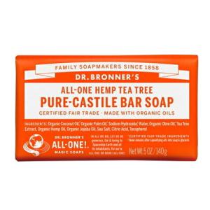 ドクターブロナー Dr.Bronner's マジックソープ バー ティートゥリー 140g