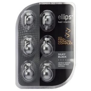 エリップス ellips プロケラチンコンプレックス 6粒 シート ブラック ヘアトリートメント シ...