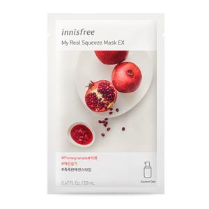 イニスフリー innisfree マイリアル スクイーズ マスクシート #ザクロ 韓国コスメ 【あすつく】｜kousuiandco