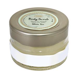 並行輸入品 サボン SABON ボディ スクラブ ホワイトティー 60g ミニサイズ 【あすつく】