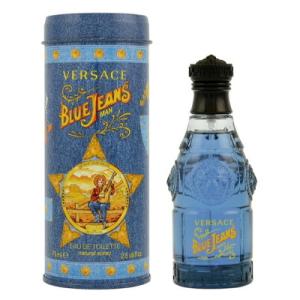 並行輸入品 ヴェルサーチ VERSACE ブルー ジーンズ EDT SP 75ml 【香水】【あすつ...