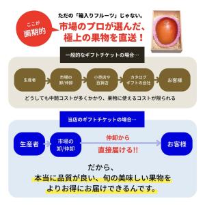 【ギフト用】フルーツのグルメチケット 琥珀コー...の詳細画像3