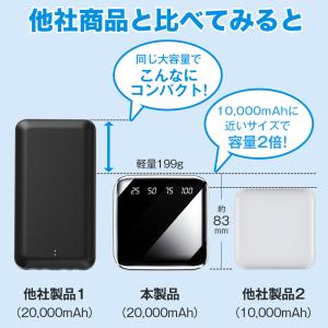 MOTTARI モバイルバッテリー 20000...の詳細画像4